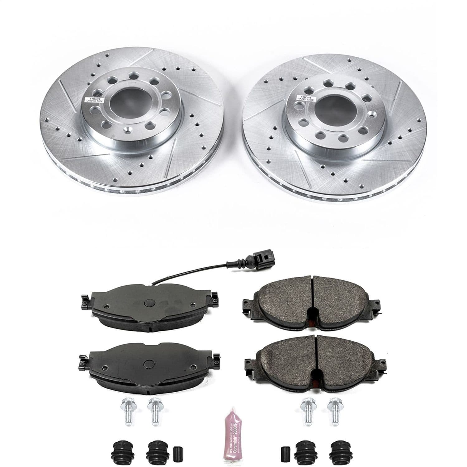 Power Stop - K7080 - Front - Disc Brake Pad and Rotor Kit image 1