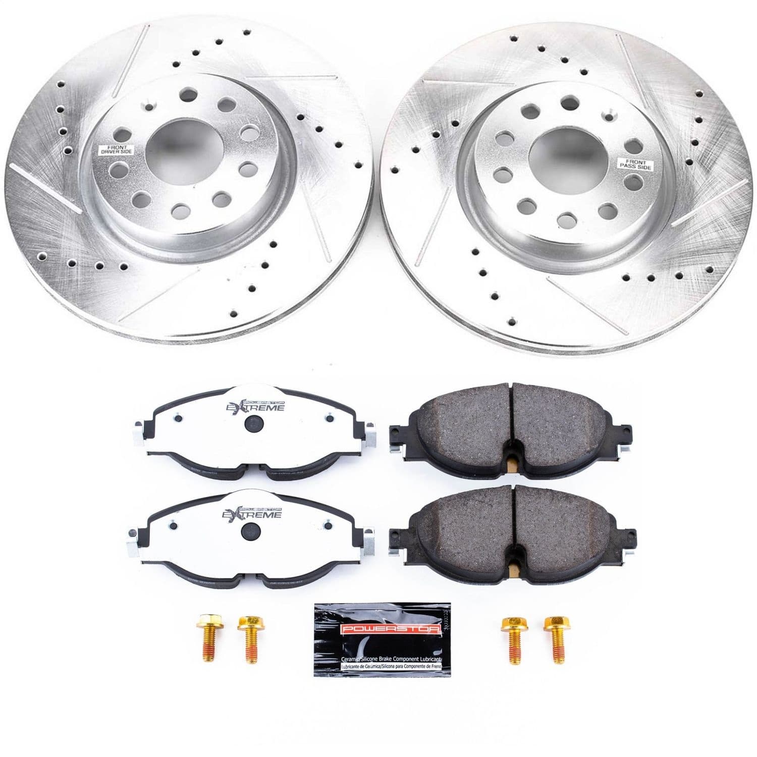 Power Stop - K7082-26 - Front - Disc Brake Pad and Rotor Kit image 1