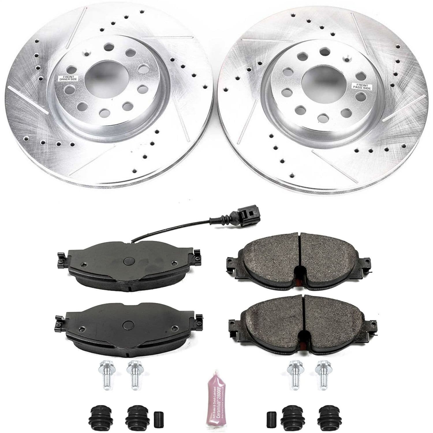 Power Stop - K7082 - Front - Disc Brake Pad and Rotor Kit image 1