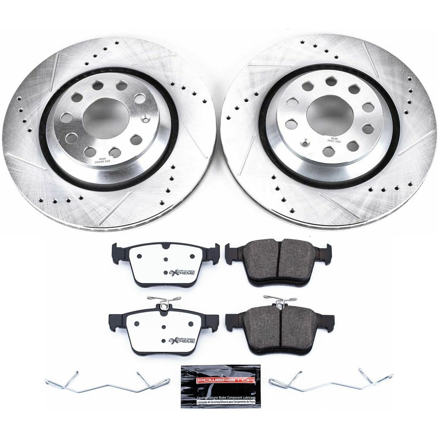 Power Stop - K7084-26 - Rear - Disc Brake Pad and Rotor Kit image 1