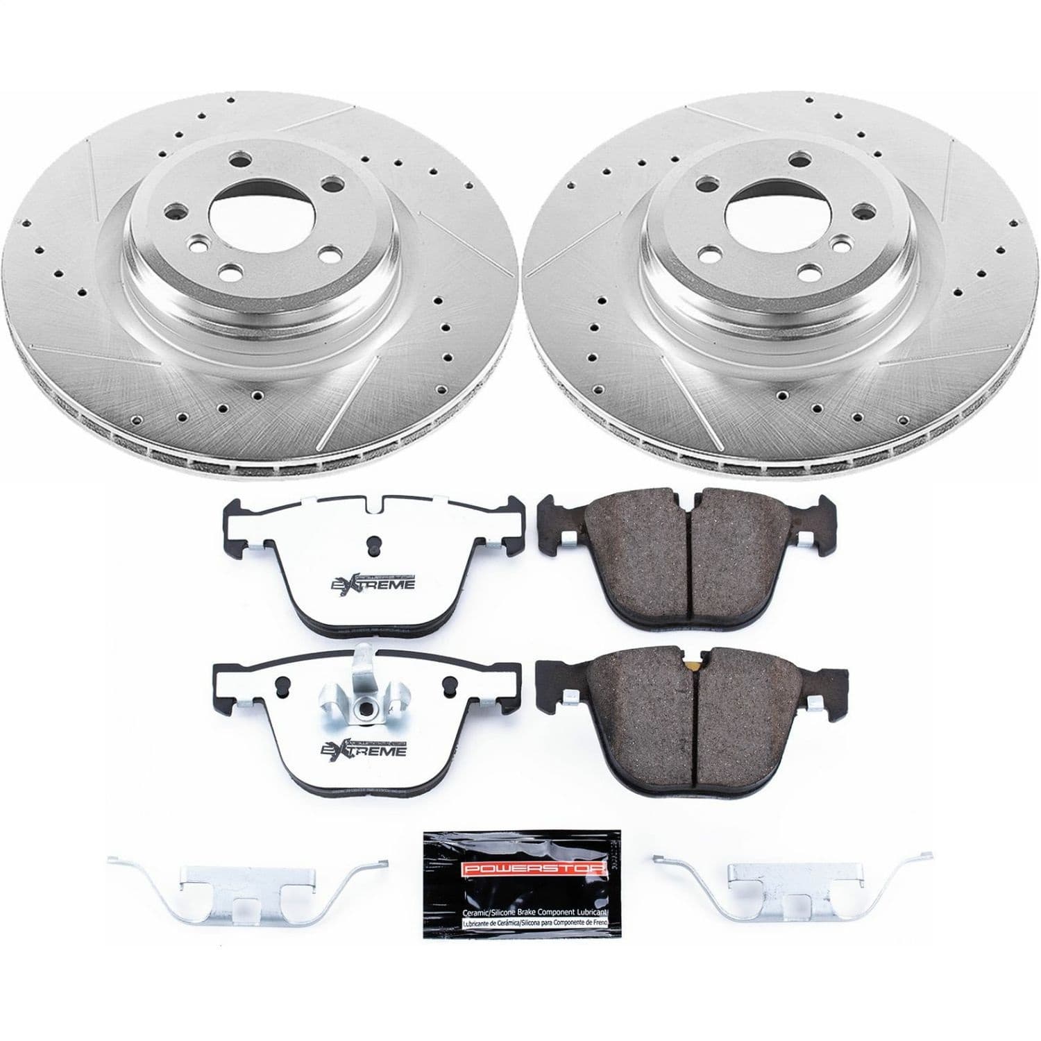 Power Stop - K7087-26 - Rear - Disc Brake Pad and Rotor Kit image 1