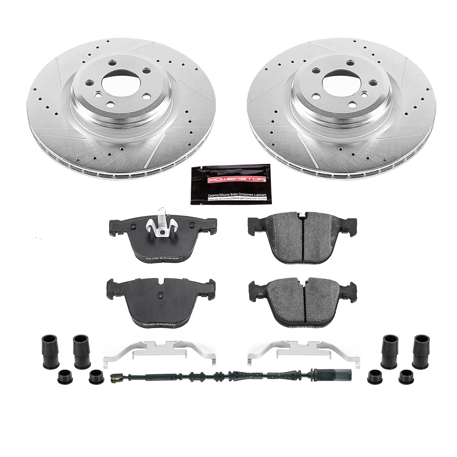 Power Stop - K7087 - Rear - Disc Brake Pad and Rotor Kit image 1