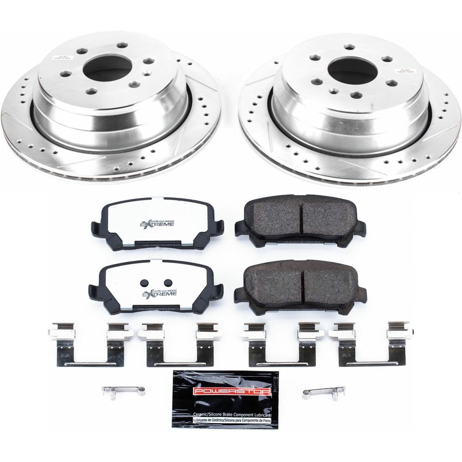 Power Stop - K7127-36 - Rear - Disc Brake Pad and Rotor Kit image 1
