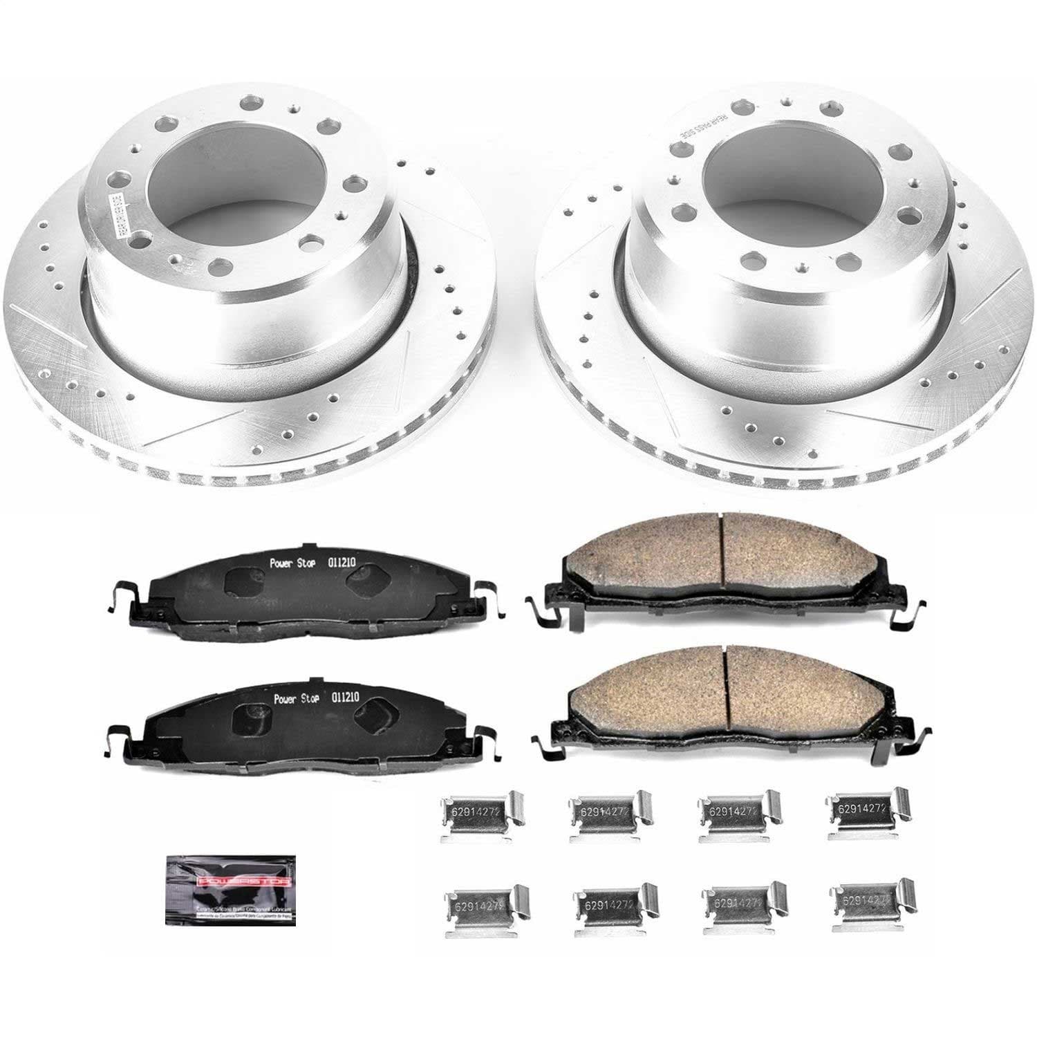 Power Stop - K7131 - Rear - Disc Brake Pad and Rotor Kit image 1