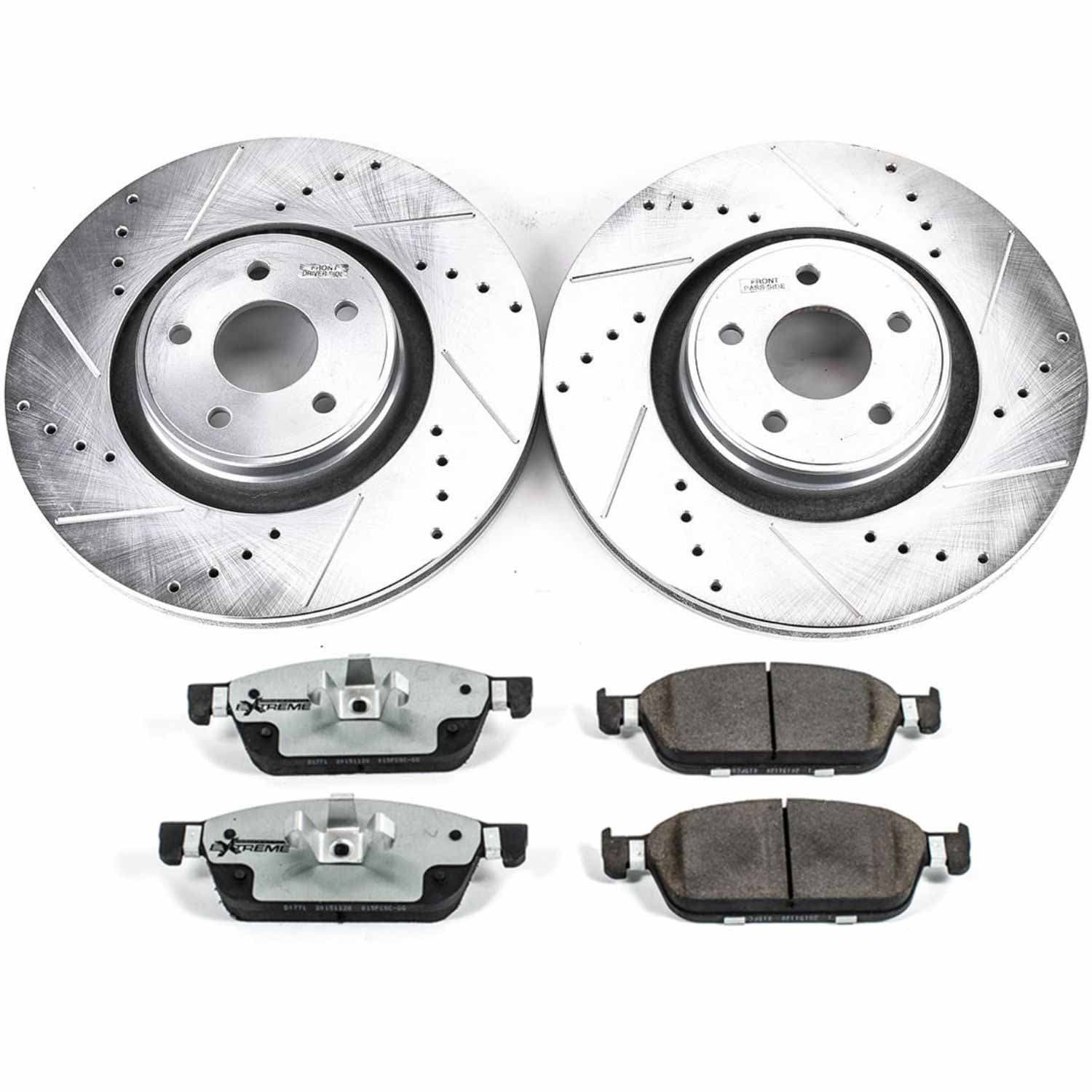 Power Stop - K7147-26 - Front - Disc Brake Pad and Rotor Kit image 1