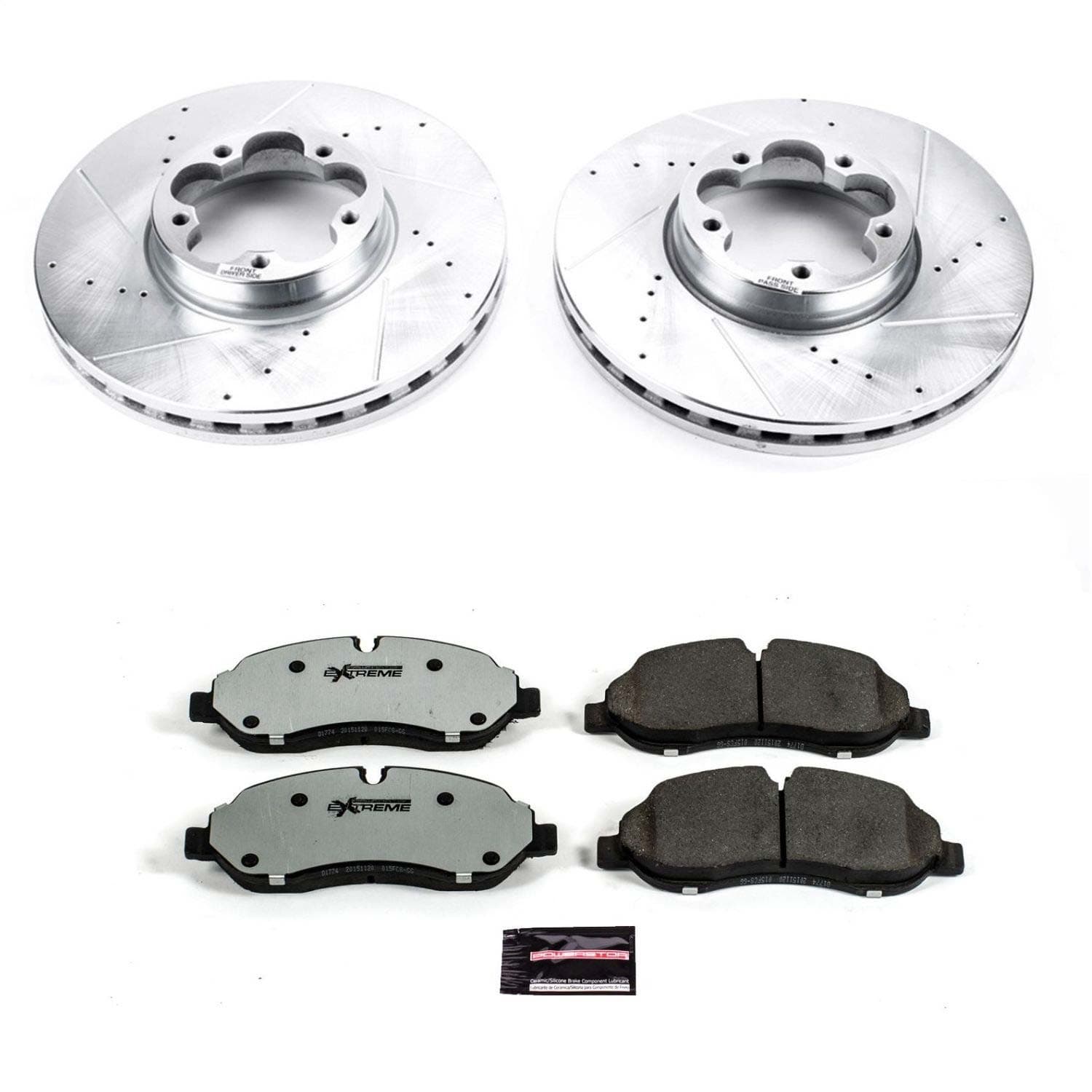 Power Stop - K7148-36 - Front - Disc Brake Pad and Rotor Kit image 1