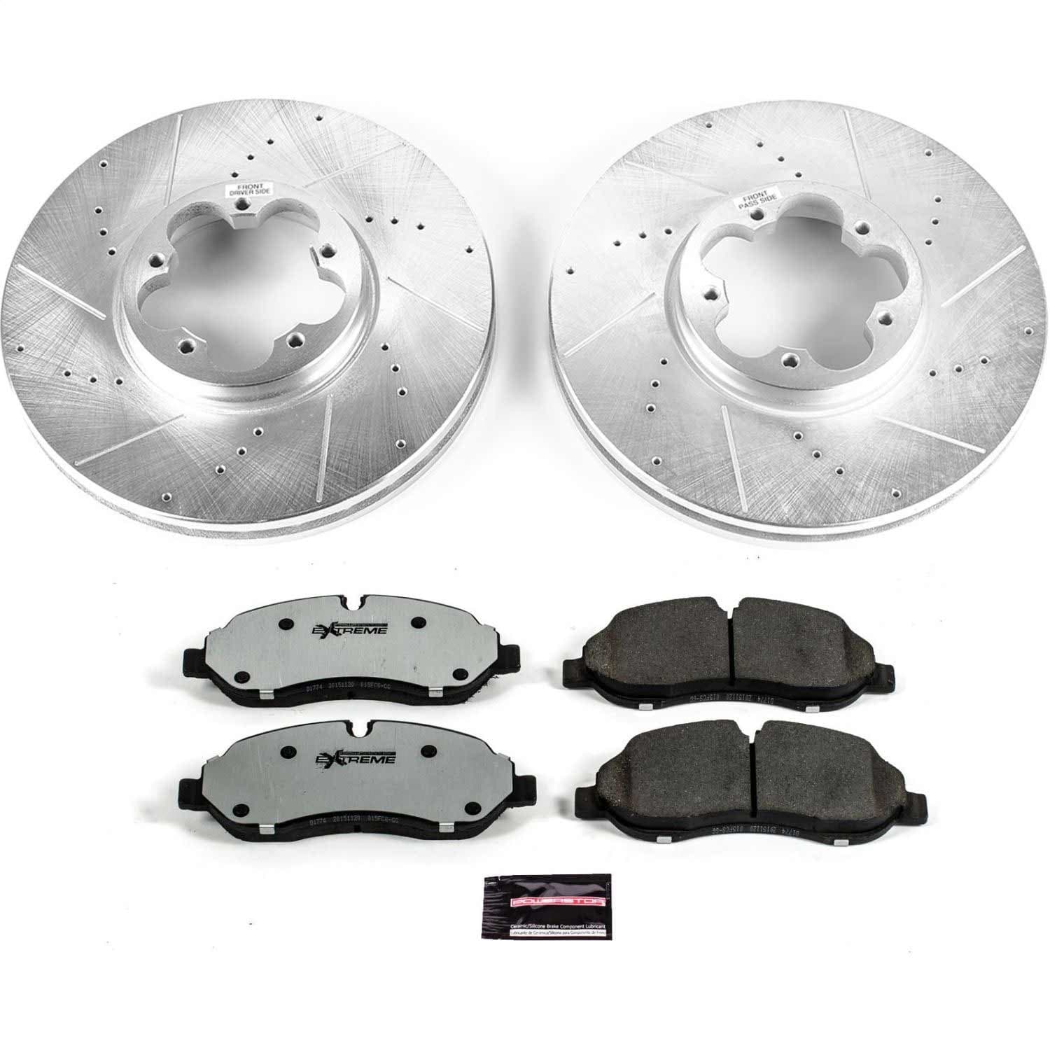 Power Stop - K7150-36 - Front - Disc Brake Pad and Rotor Kit image 1