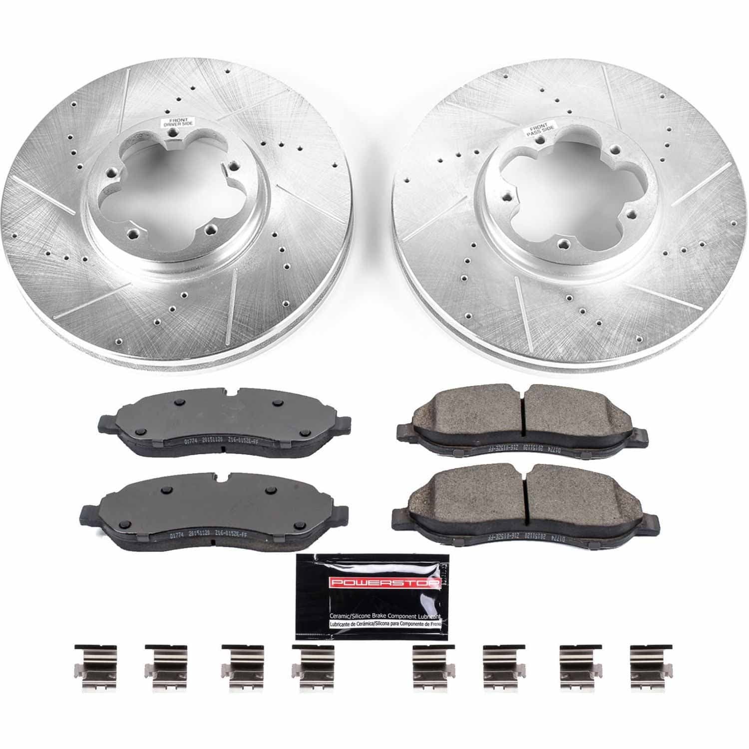 Power Stop - K7150 - Front - Disc Brake Pad and Rotor Kit image 1
