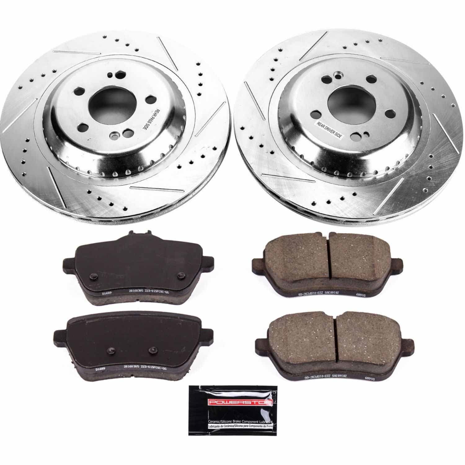 Power Stop - K7181 - Rear - Disc Brake Pad and Rotor Kit image 1