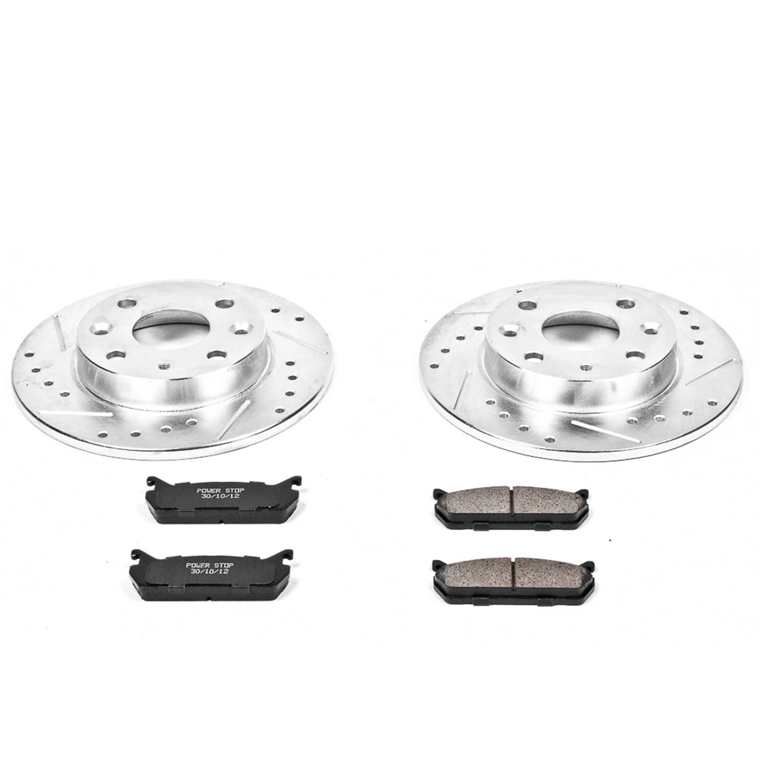 Power Stop - K719 - Rear - Disc Brake Pad and Rotor Kit image 1