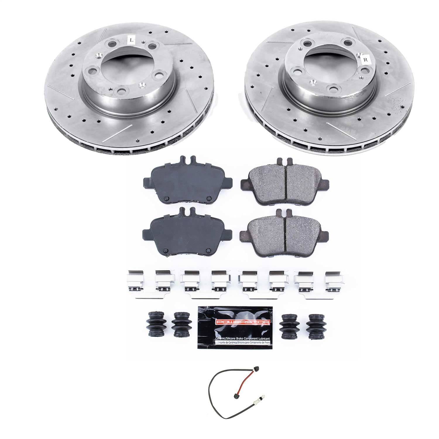 Power Stop - K7195 - Front - Disc Brake Pad and Rotor Kit image 1