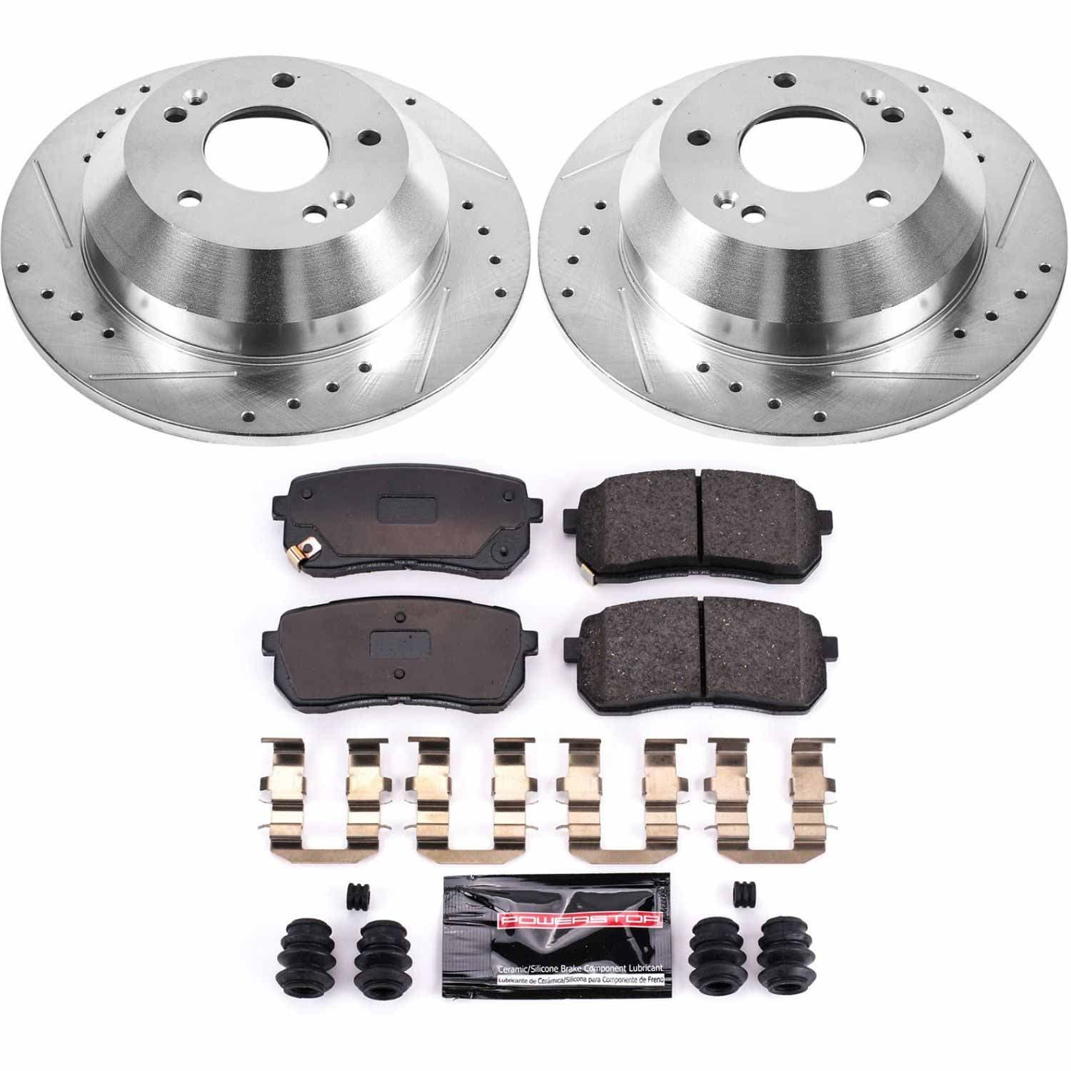 Power Stop - K7213 - Rear - Disc Brake Pad and Rotor Kit image 1
