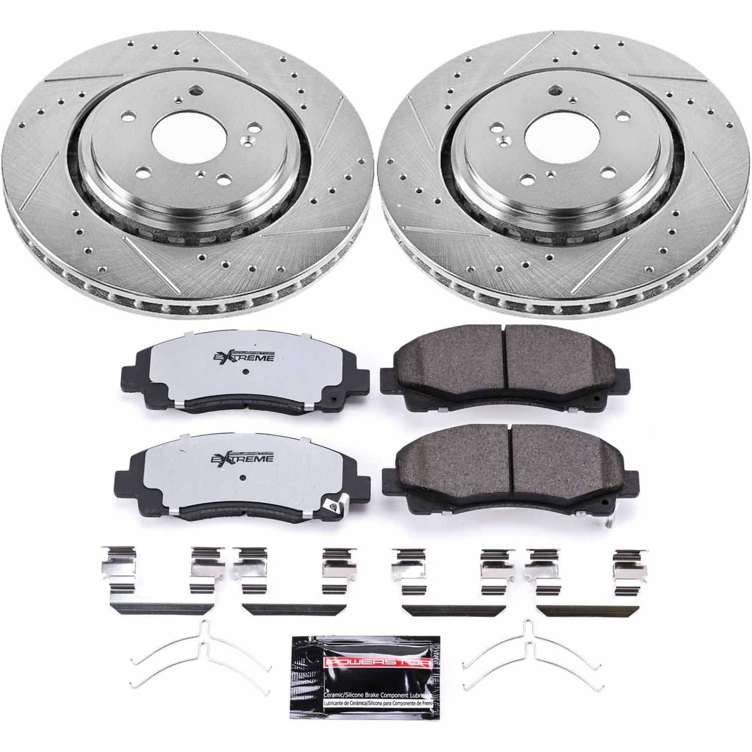 Power Stop - K7214-36 - Front - Disc Brake Pad and Rotor Kit image 1