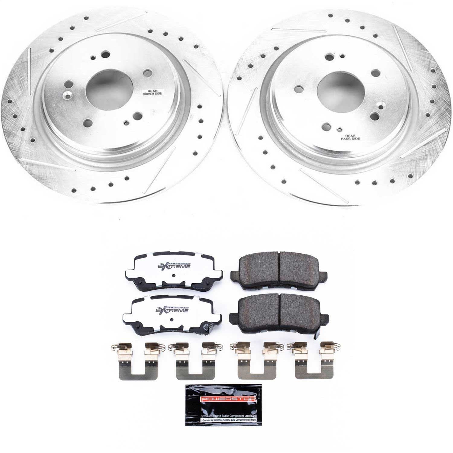 Power Stop - K7216-26 - Rear - Disc Brake Pad and Rotor Kit image 1
