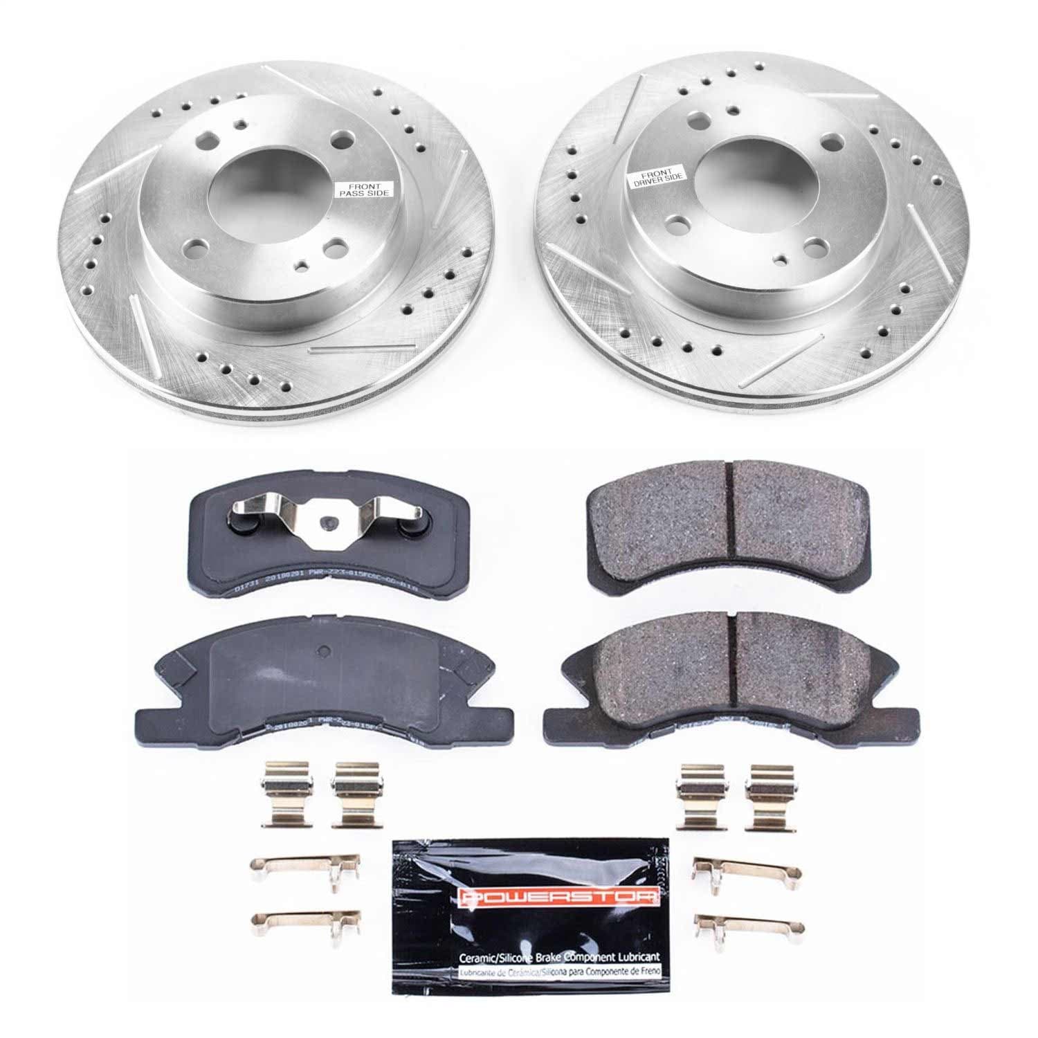 Power Stop - K7217 - Front - Disc Brake Pad and Rotor Kit image 1