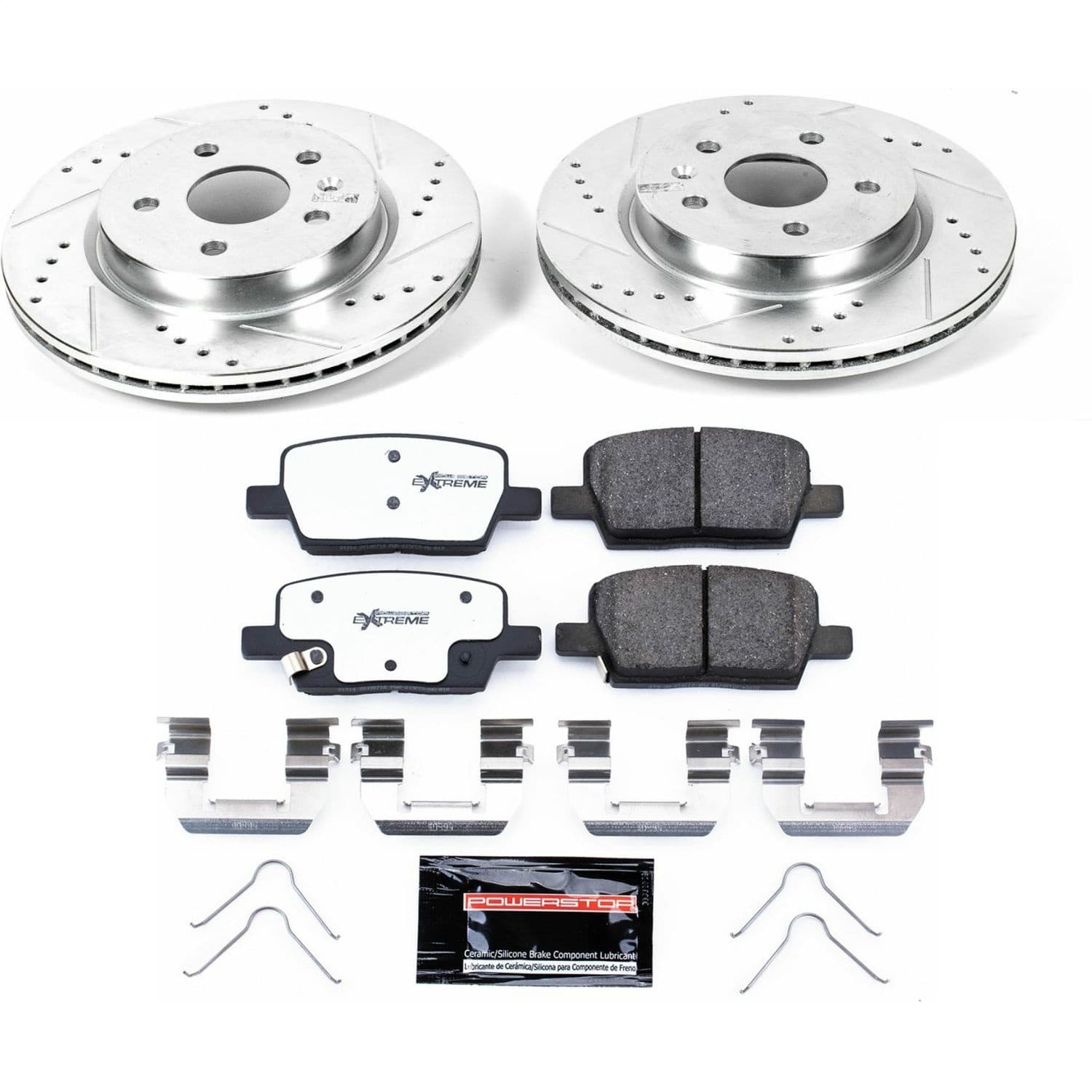 Power Stop - K7289-26 - Rear - Disc Brake Pad and Rotor Kit image 1