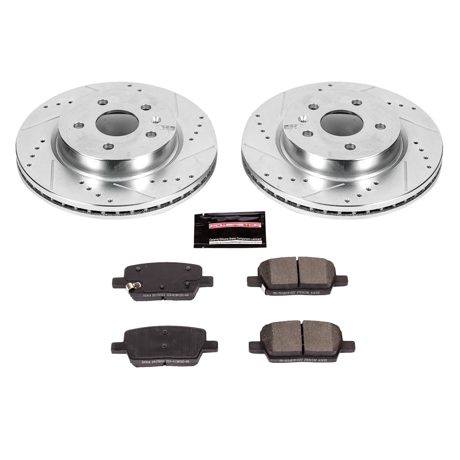 Power Stop - K7289 - Rear - Disc Brake Pad and Rotor Kit image 1