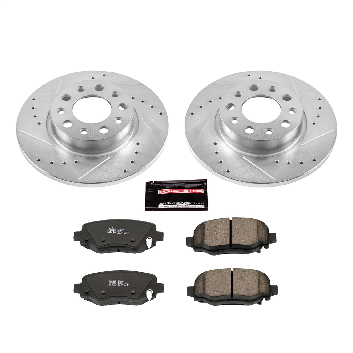 Power Stop - K7301 - Rear - Disc Brake Pad and Rotor Kit image 1