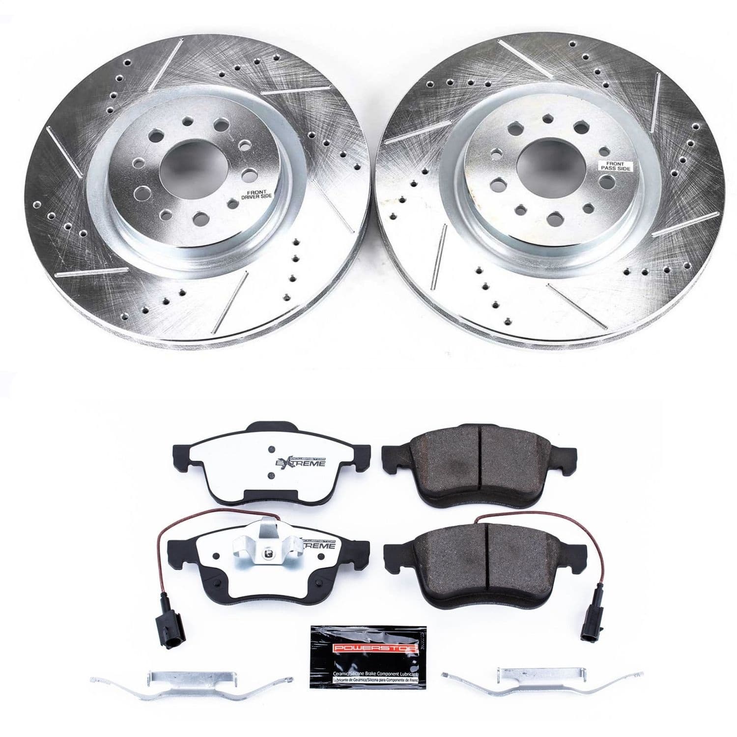 Power Stop - K7302-36 - Front - Disc Brake Pad and Rotor Kit image 1