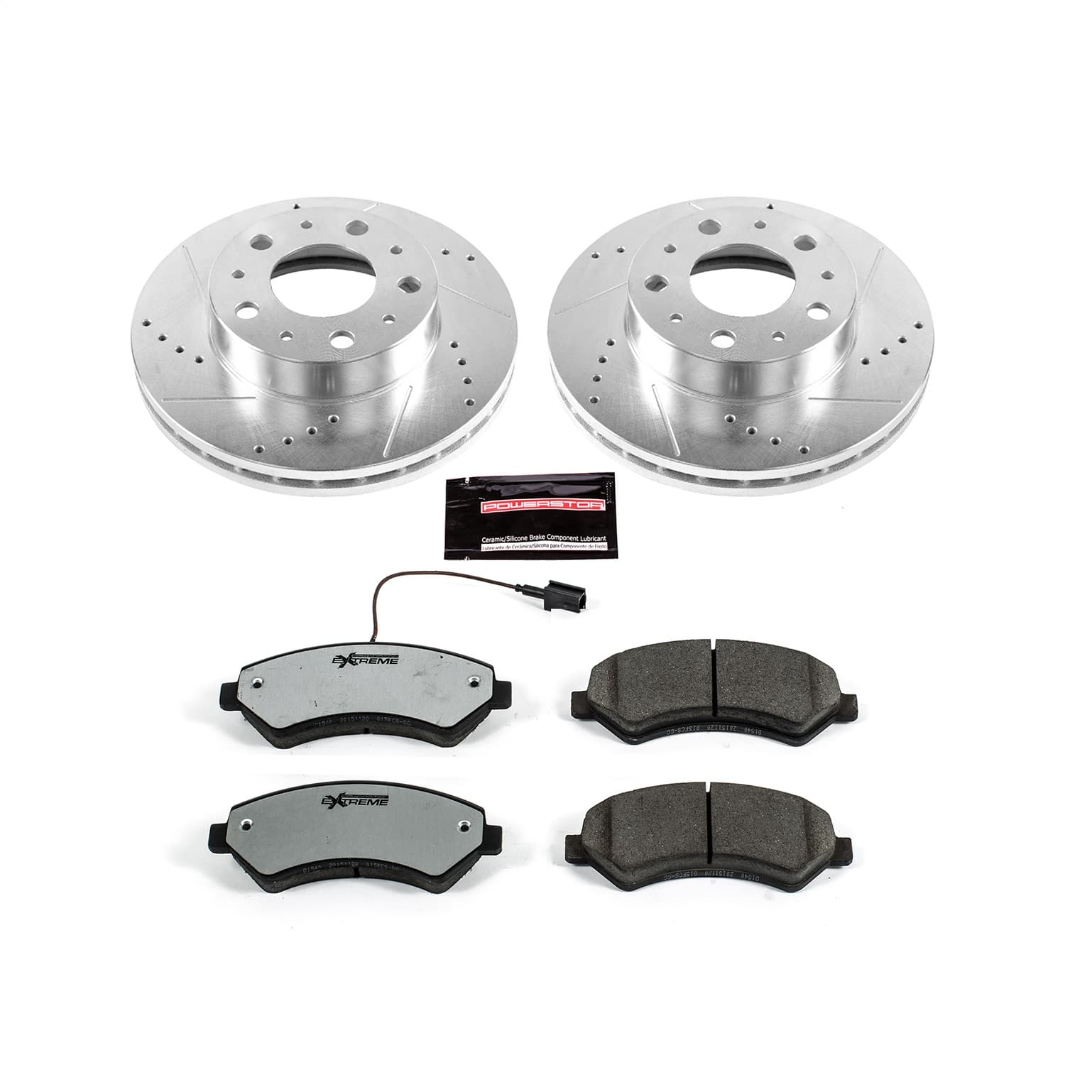 Power Stop - K7303-36 - Front - Disc Brake Pad and Rotor Kit image 1