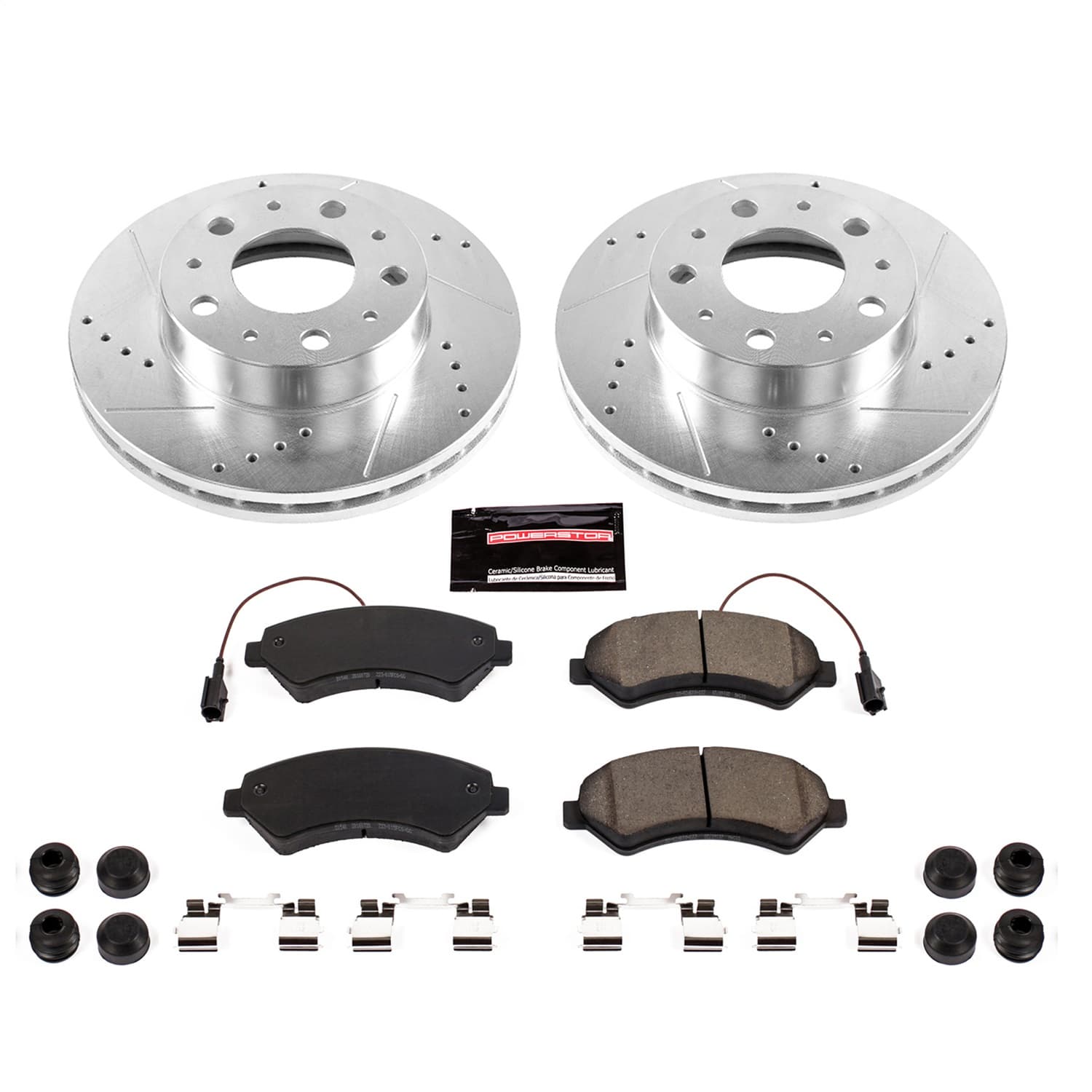 Power Stop - K7303 - Front - Disc Brake Pad and Rotor Kit image 1