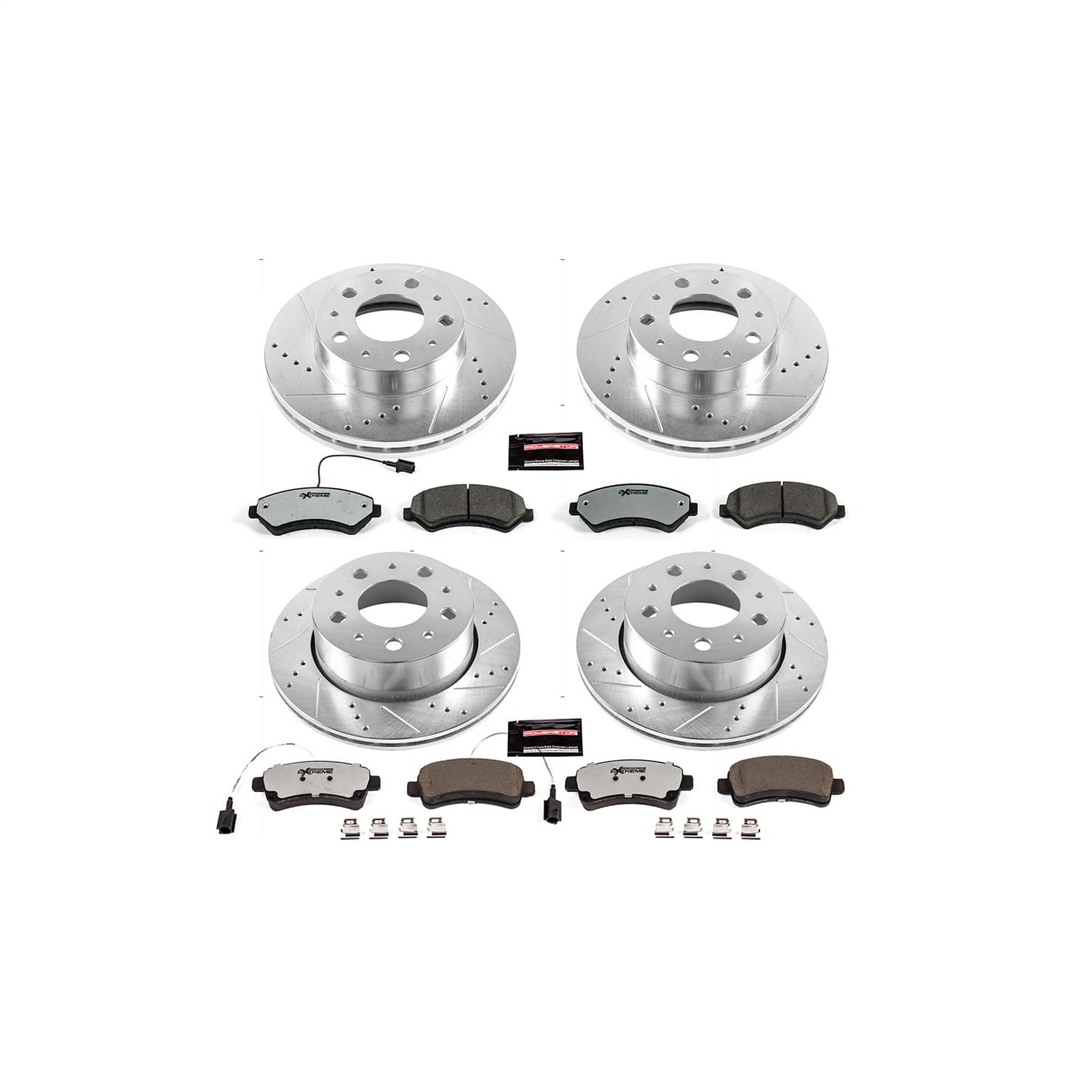 Power Stop - K7305-36 - Front and Rear - Disc Brake Pad and Rotor Kit image 1