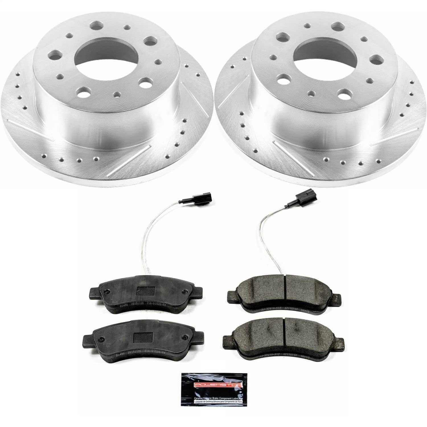 Power Stop - K7310 - Rear - Disc Brake Pad and Rotor Kit image 1