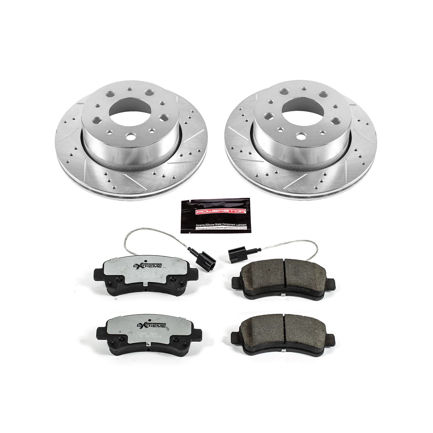Power Stop - K7313-36 - Rear - Disc Brake Pad and Rotor Kit image 1