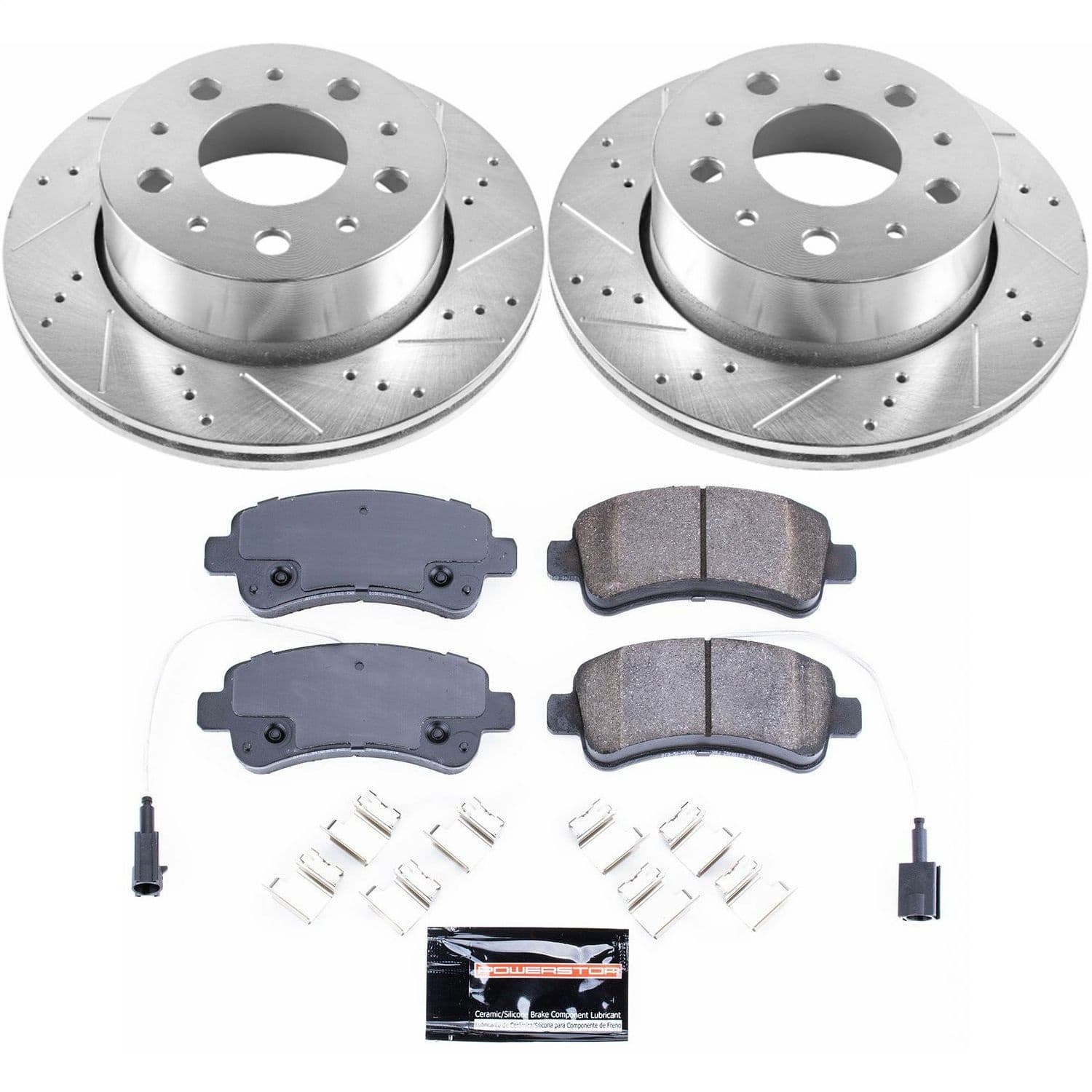 Power Stop - K7313 - Rear - Disc Brake Pad and Rotor Kit image 1
