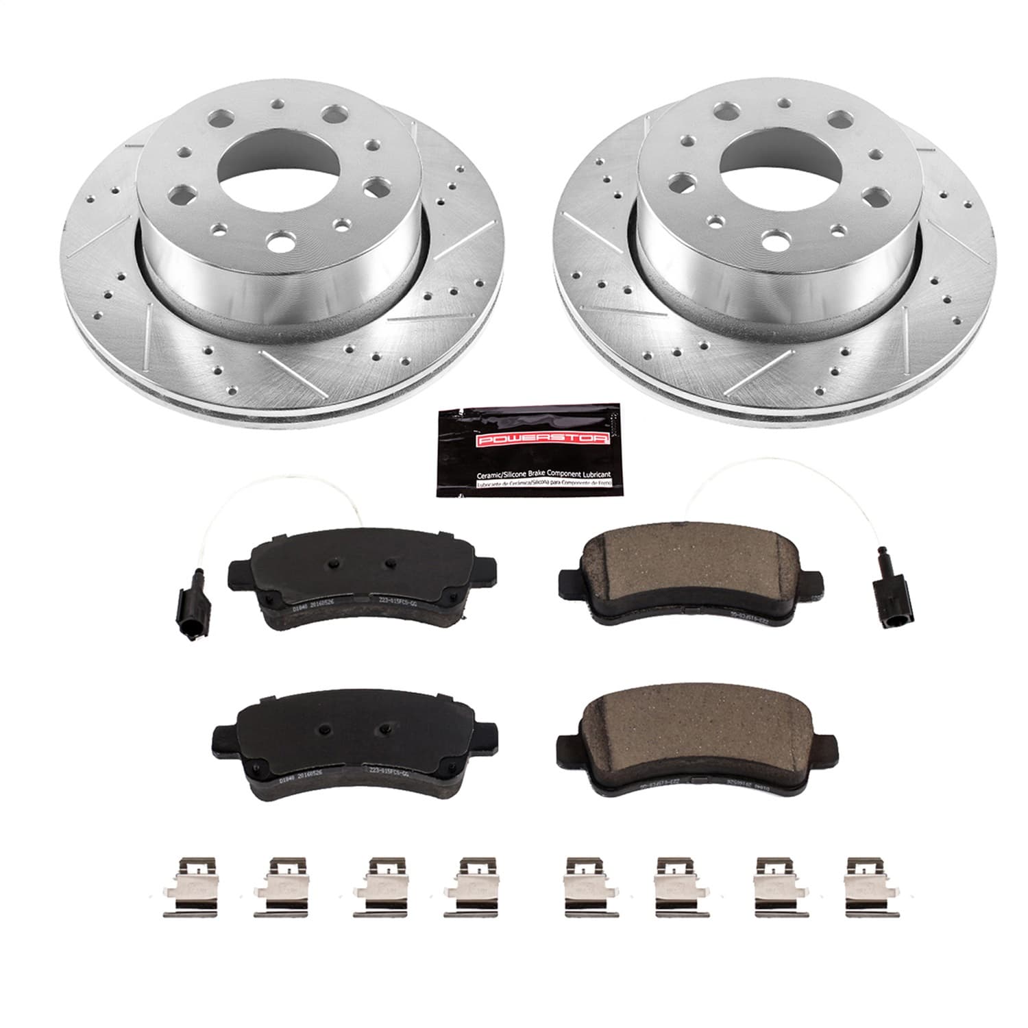 Power Stop - K7314 - Rear - Disc Brake Pad and Rotor Kit image 1