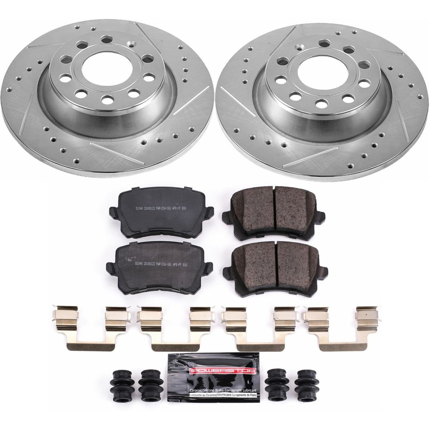 Power Stop - K7324 - Rear - Disc Brake Pad and Rotor Kit image 1