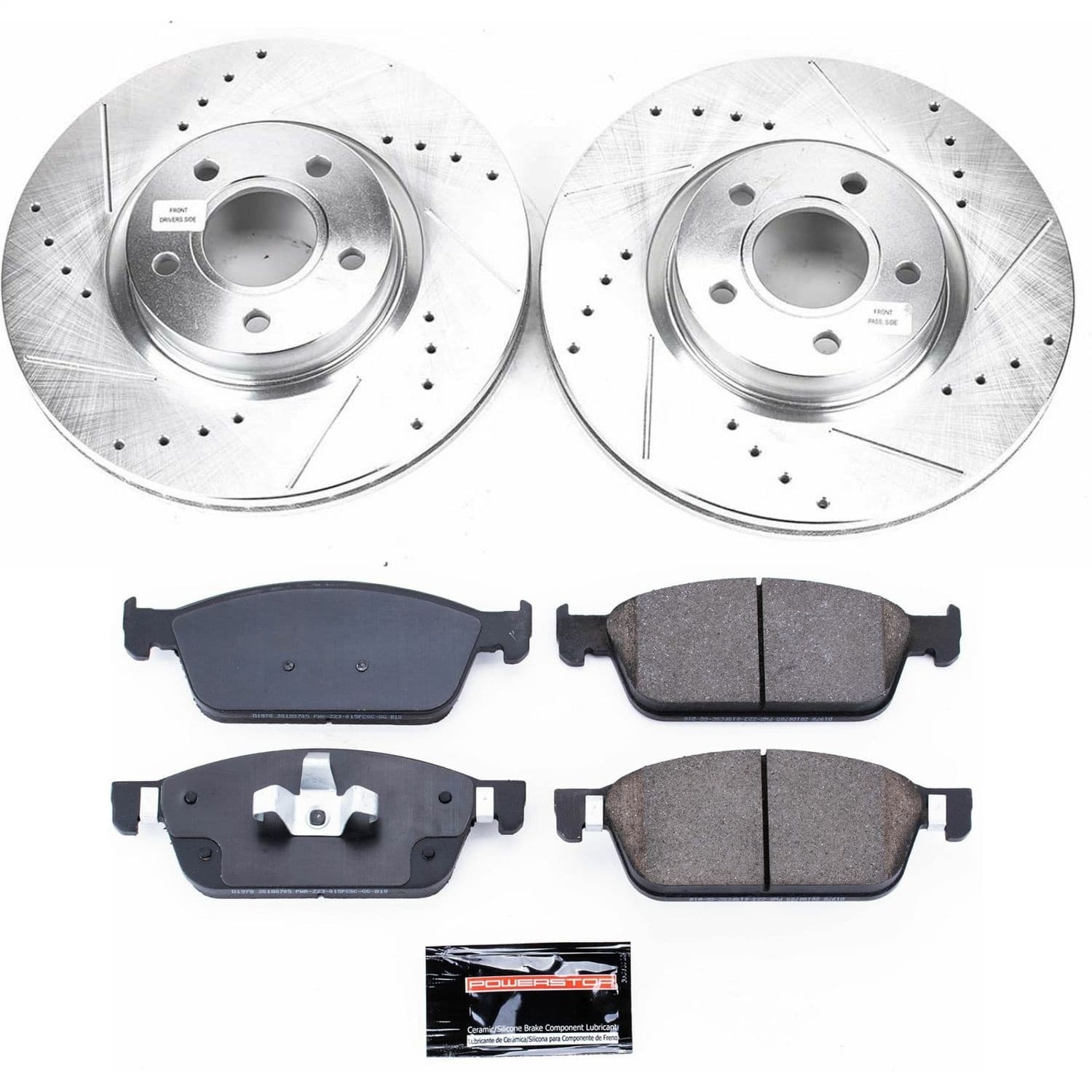 Power Stop - K7338 - Front - Disc Brake Pad and Rotor Kit image 1