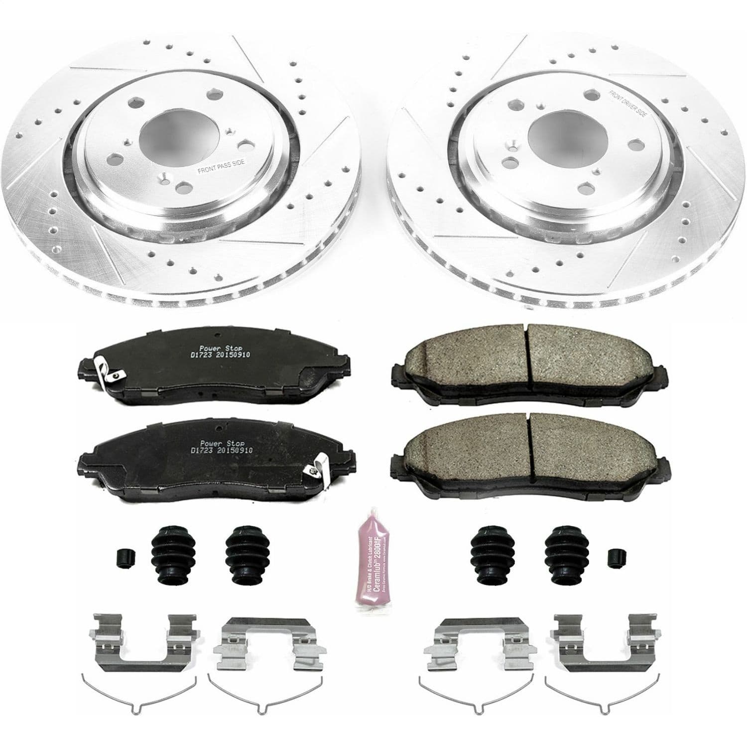 Power Stop - K7352 - Front - Disc Brake Pad and Rotor Kit image 1