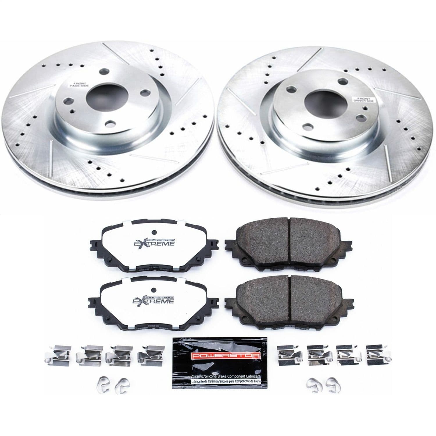 Power Stop - K7358-26 - Front - Disc Brake Pad and Rotor Kit image 1