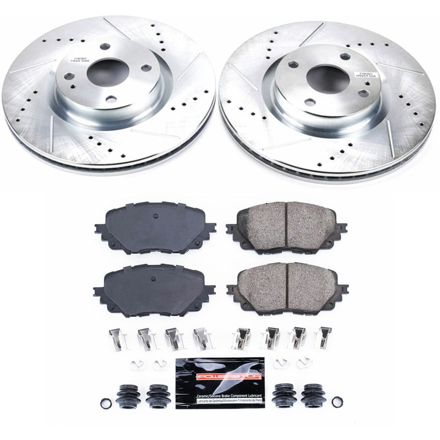 Power Stop - K7358 - Front - Disc Brake Pad and Rotor Kit image 1