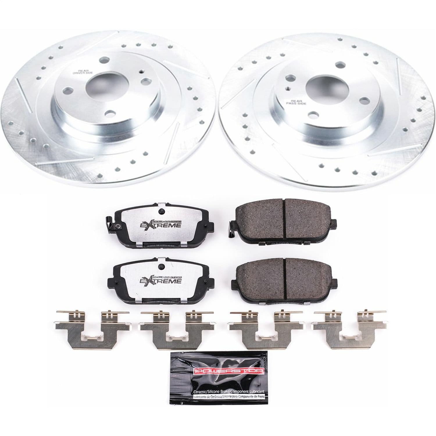 Power Stop - K7362-26 - Rear - Disc Brake Pad and Rotor Kit image 1