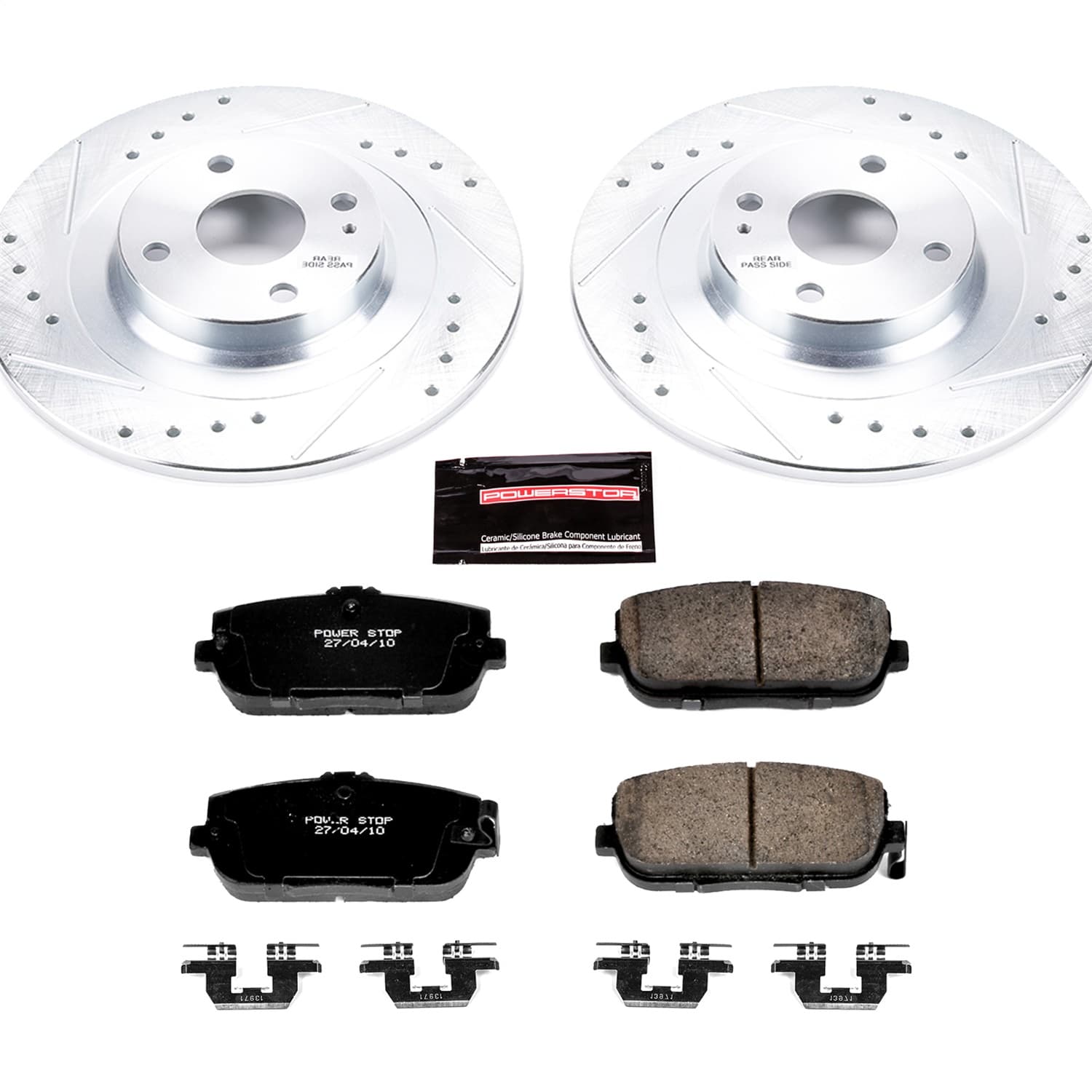 Power Stop - K7362 - Rear - Disc Brake Pad and Rotor Kit image 1