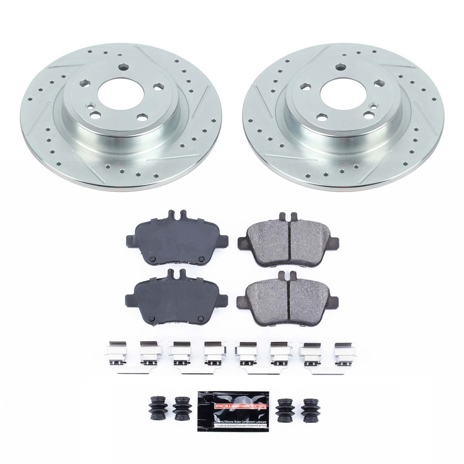 Power Stop - K7377 - Rear - Disc Brake Pad and Rotor Kit image 1
