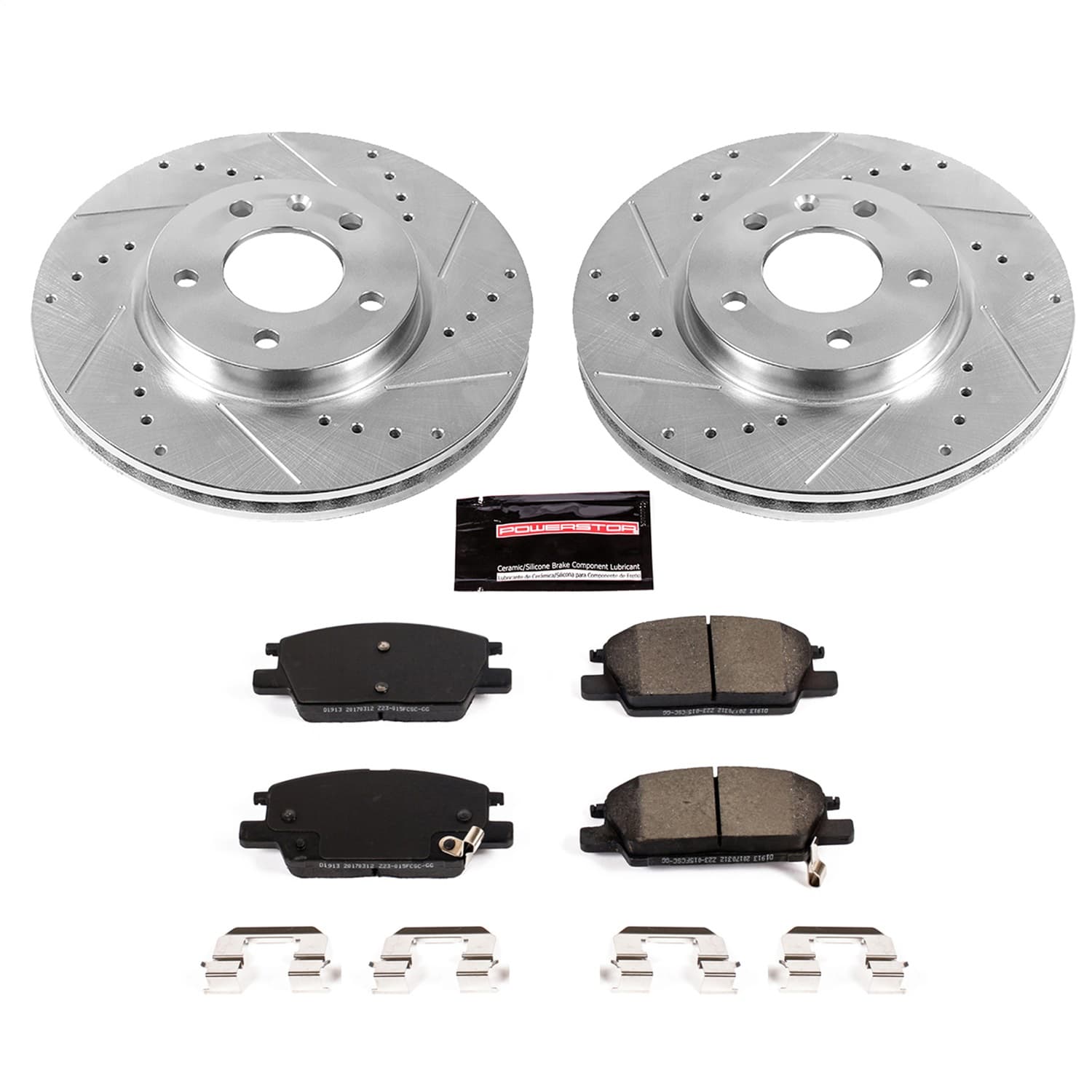 Power Stop - K7400 - Front - Disc Brake Pad and Rotor Kit image 1