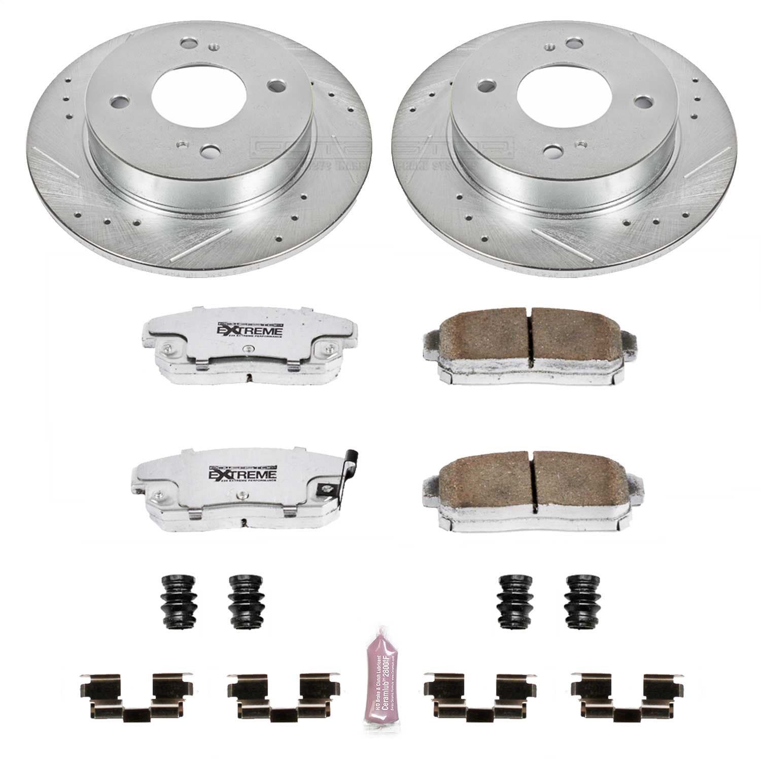 Power Stop - K741-26 - Rear - Disc Brake Pad and Rotor Kit image 1