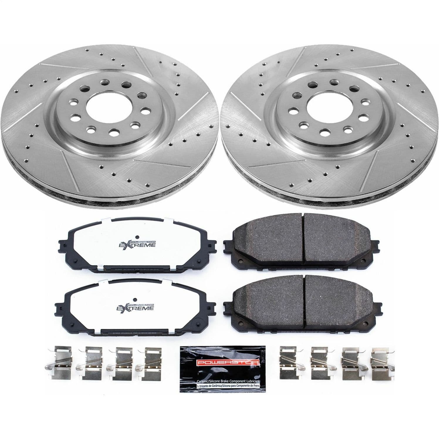 Power Stop - K7414-36 - Front - Disc Brake Pad and Rotor Kit image 1