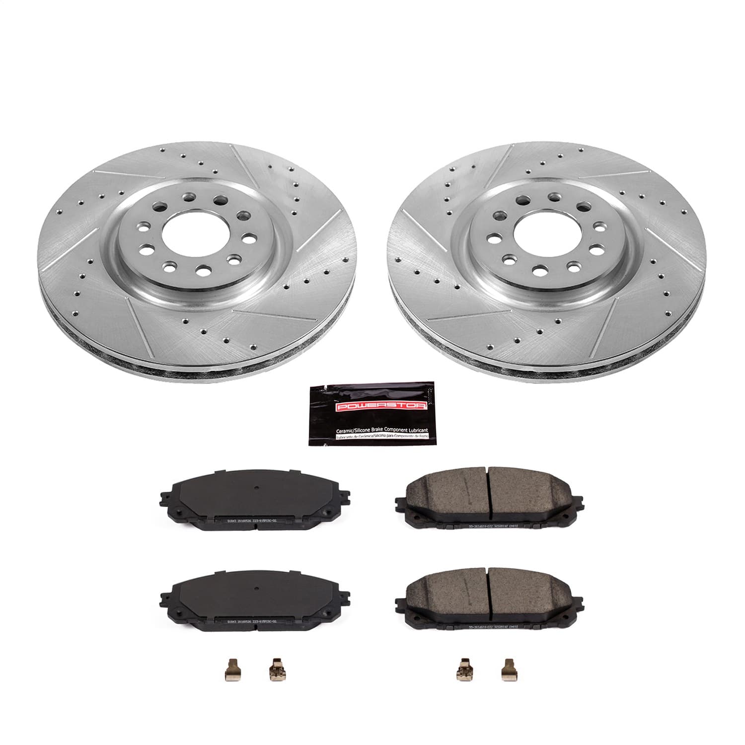 Power Stop - K7414 - Front - Disc Brake Pad and Rotor Kit image 1