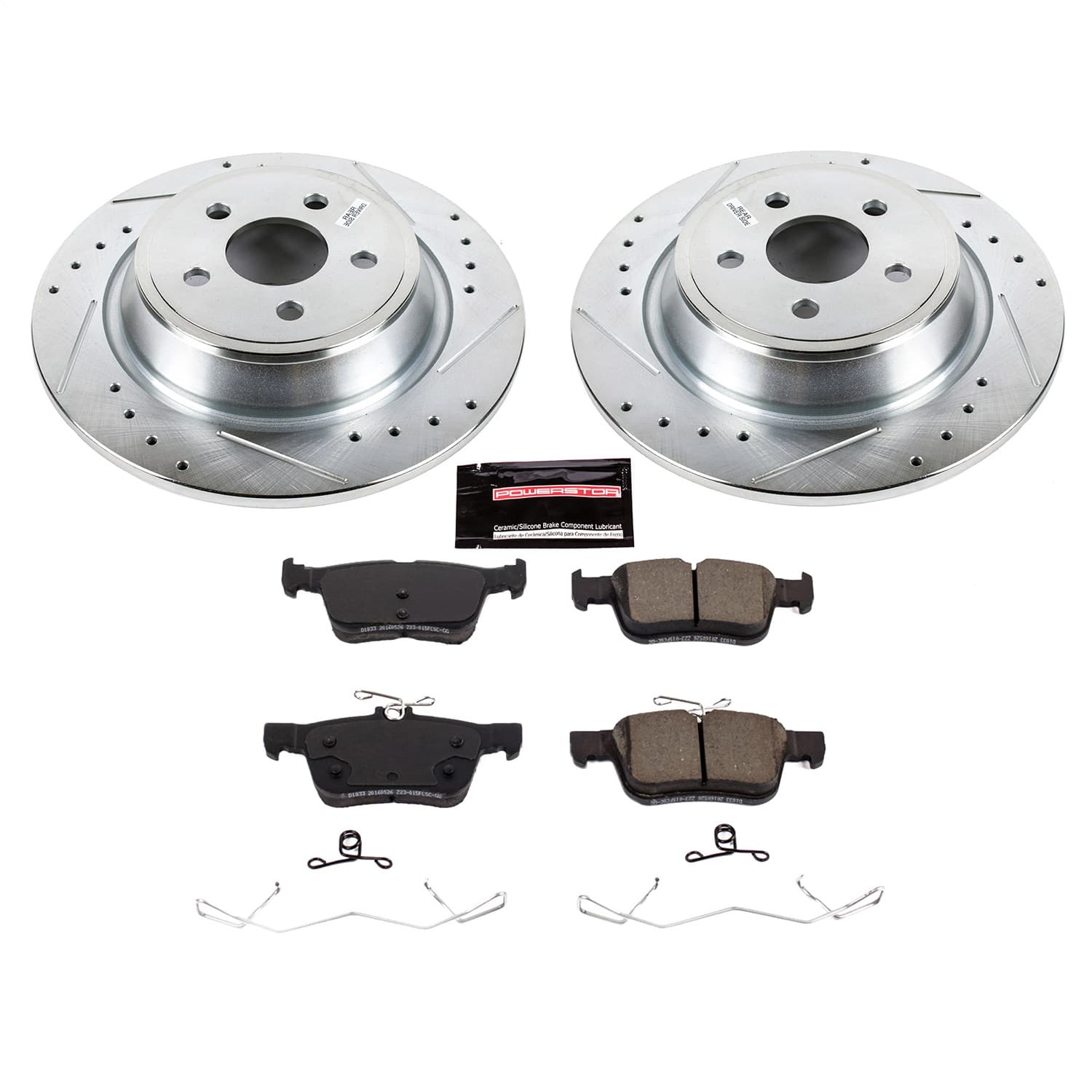 Power Stop - K7417 - Rear - Disc Brake Pad and Rotor Kit image 1