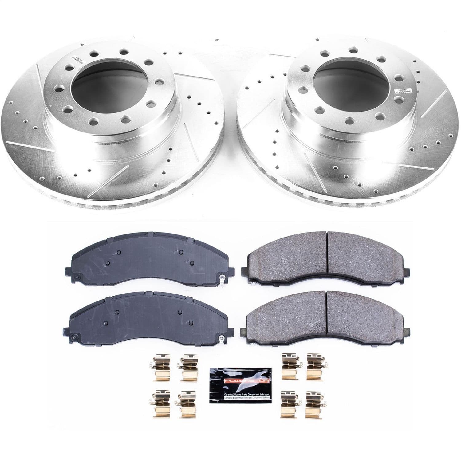 Power Stop - K7422 - Front - Disc Brake Pad and Rotor Kit image 1