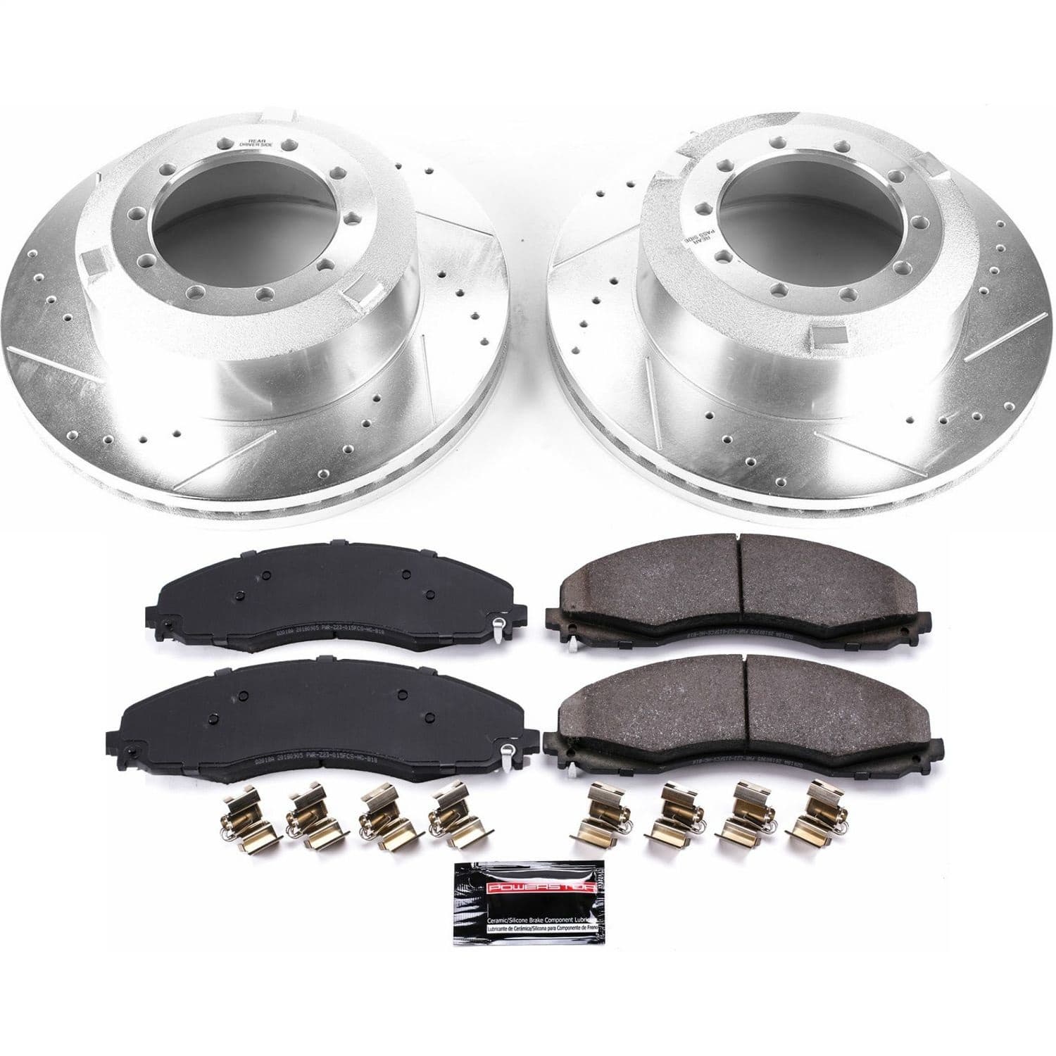 Power Stop - K7424-36 - Rear - Disc Brake Pad and Rotor Kit image 1