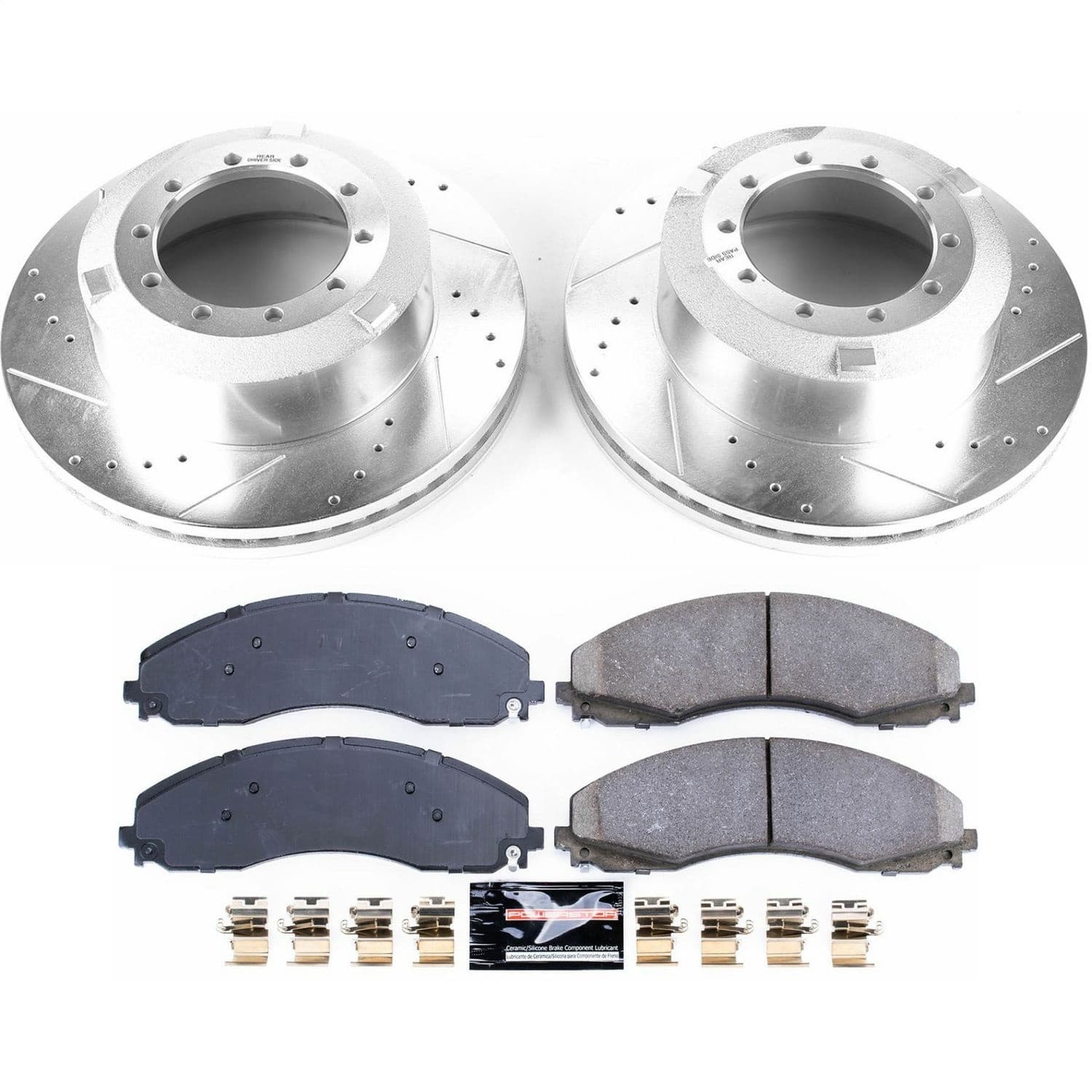 Power Stop - K7424 - Rear - Disc Brake Pad and Rotor Kit image 1