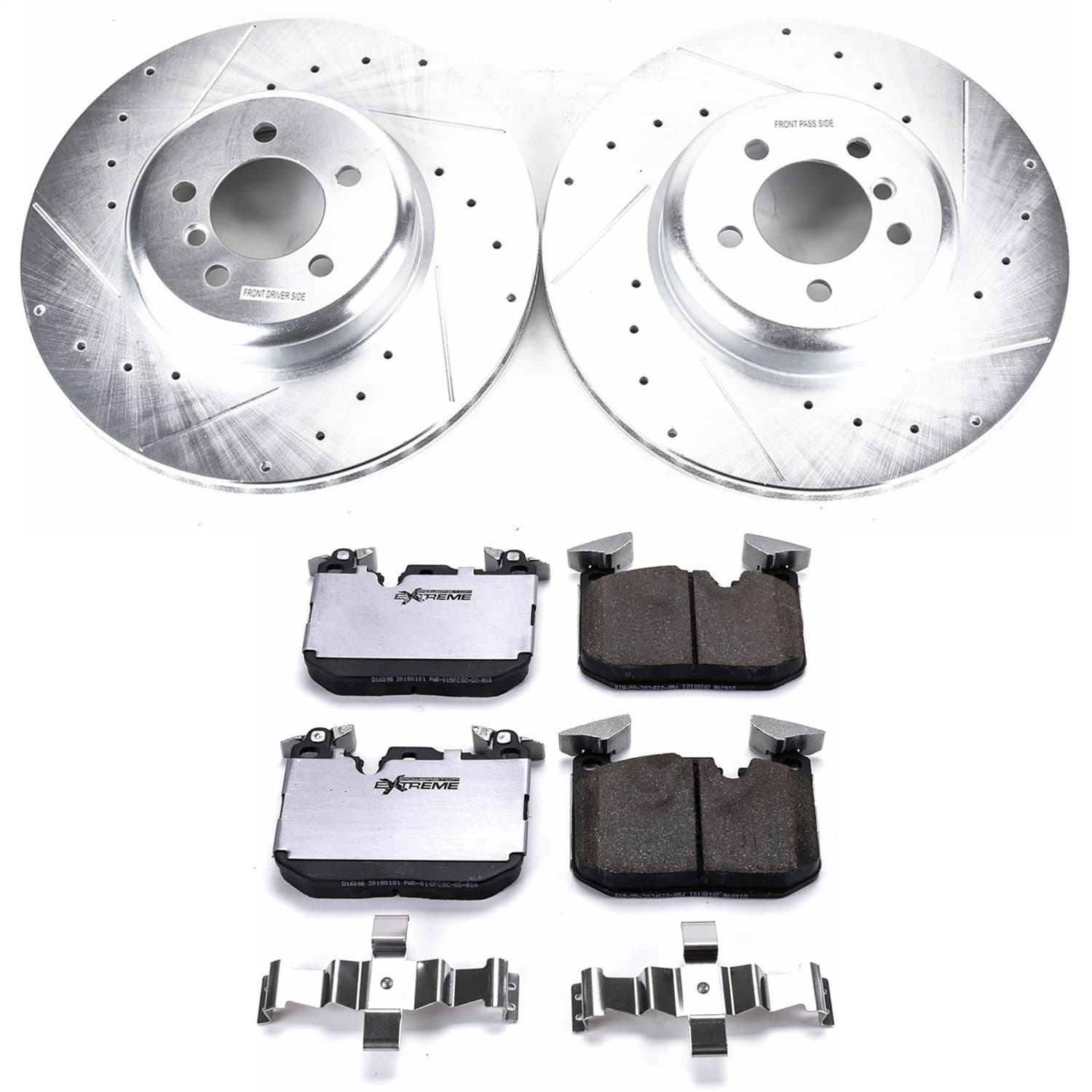 Power Stop - K7435-26 - Front - Disc Brake Pad and Rotor Kit image 1