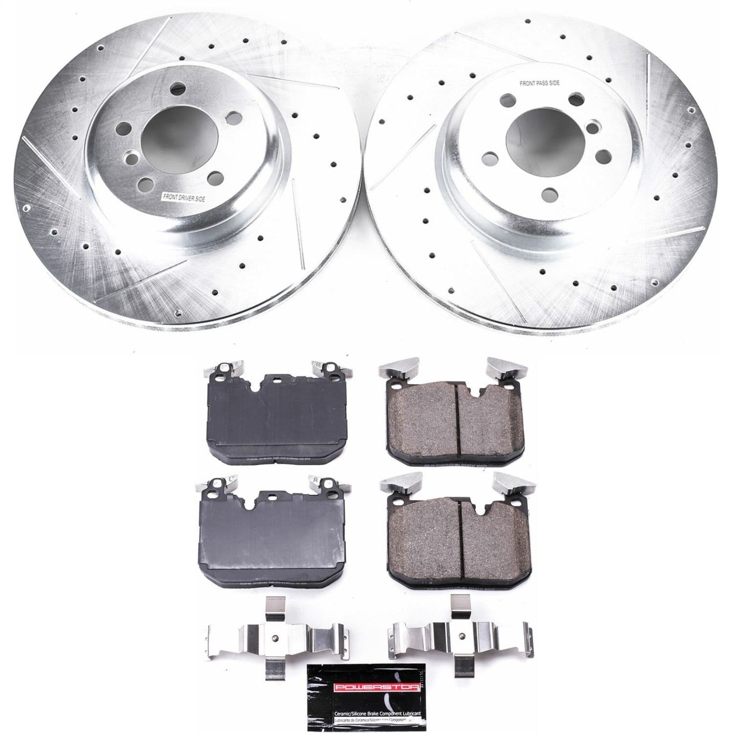 Power Stop - K7435 - Front - Disc Brake Pad and Rotor Kit image 1