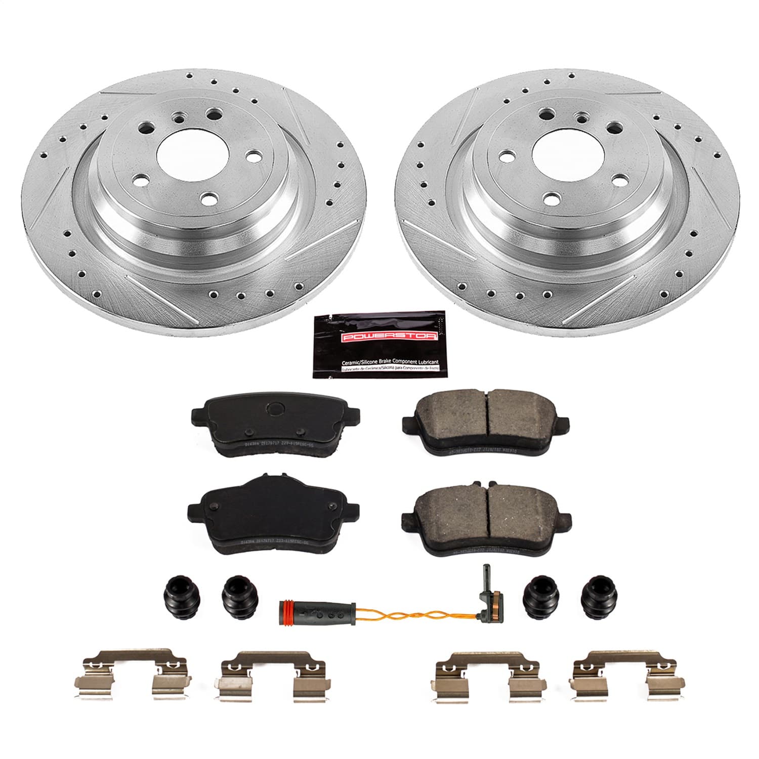Power Stop - K7440 - Rear - Disc Brake Pad and Rotor Kit image 1