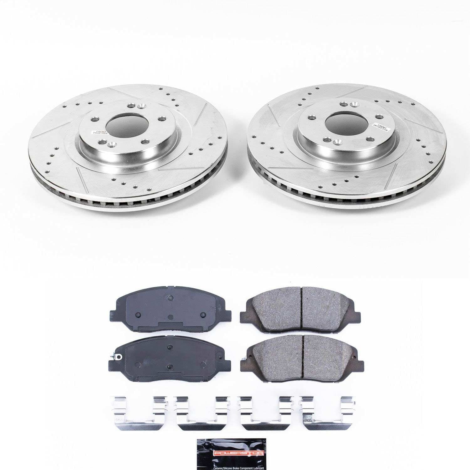 Power Stop - K7513 - Front - Disc Brake Pad and Rotor Kit image 1